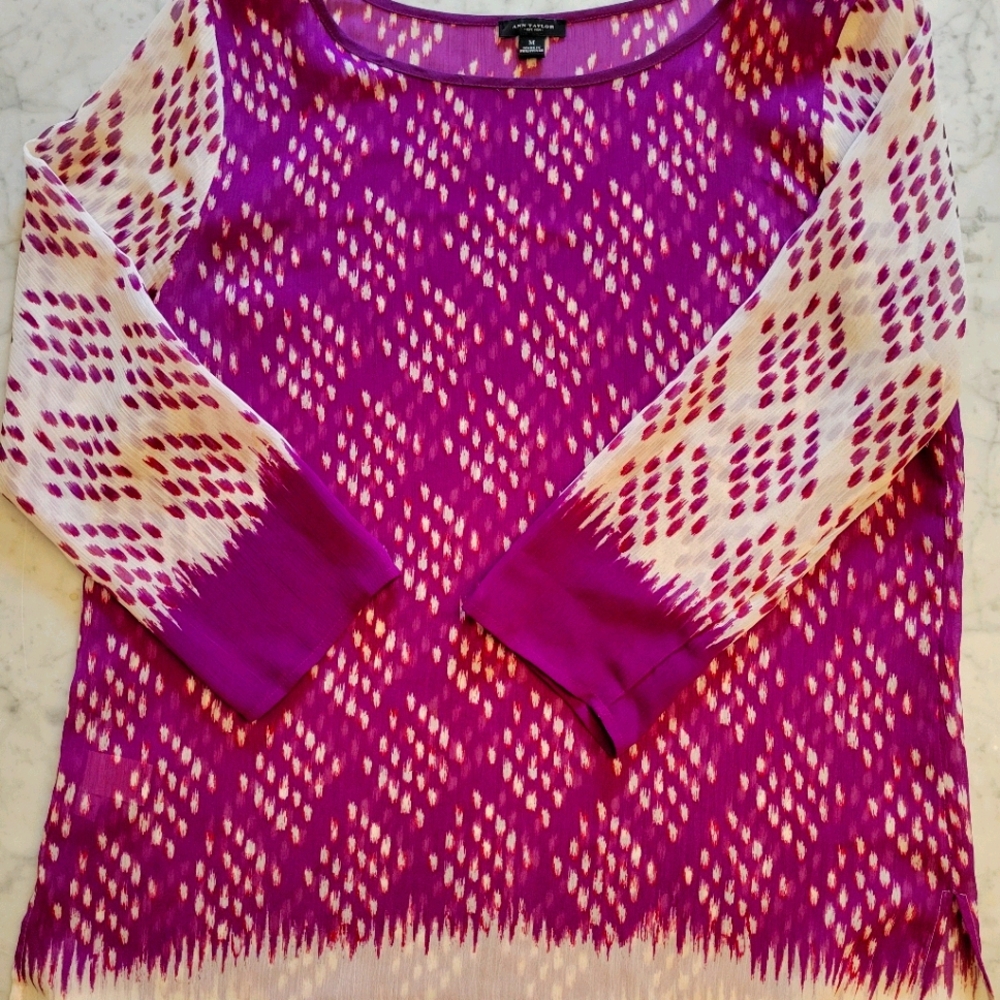 Sheer shirt perfect for spring and summer